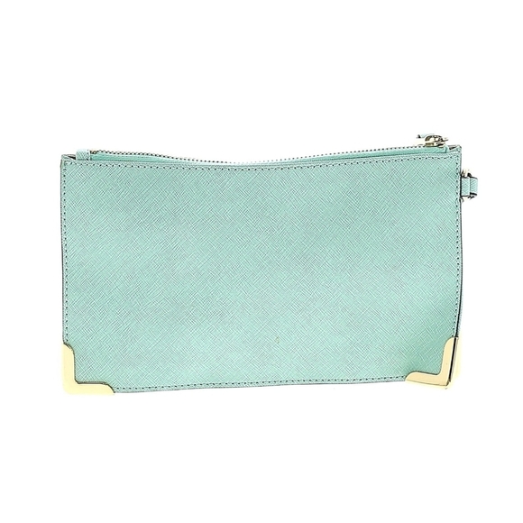 Calvin Klein Teal Wristlet - 9.5"L x 6.25"H x 1"D - Picture 2 of 5